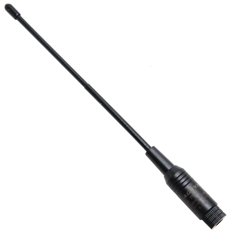 Nagoya NA-701 SMA-Male UHF/VHF Dual Band 2.15dB Flexible Whip Handheld Antenna HT/Scanner for Walkie Talkie Wouxun TYT Radio