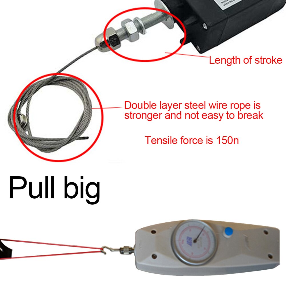 Dc 12V 24V Onderdelen Throttle Elektrische Elektromagnetische Normaal Open Dicht Pull Type Motor Stopmagneet Vervanging