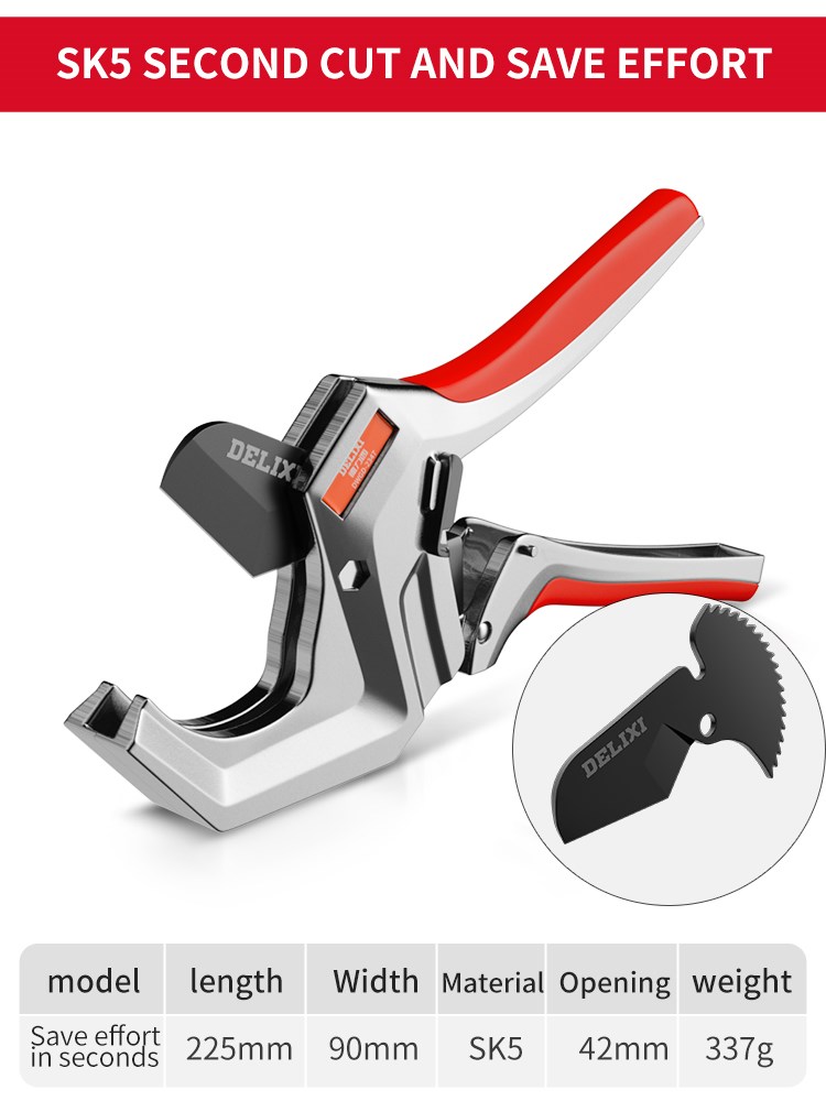 Tijeras PPR para cortar tubos de PVC, cortador de línea eléctrica, herramienta de corte de tubería de agua de fusión en , artefacto: Add blade