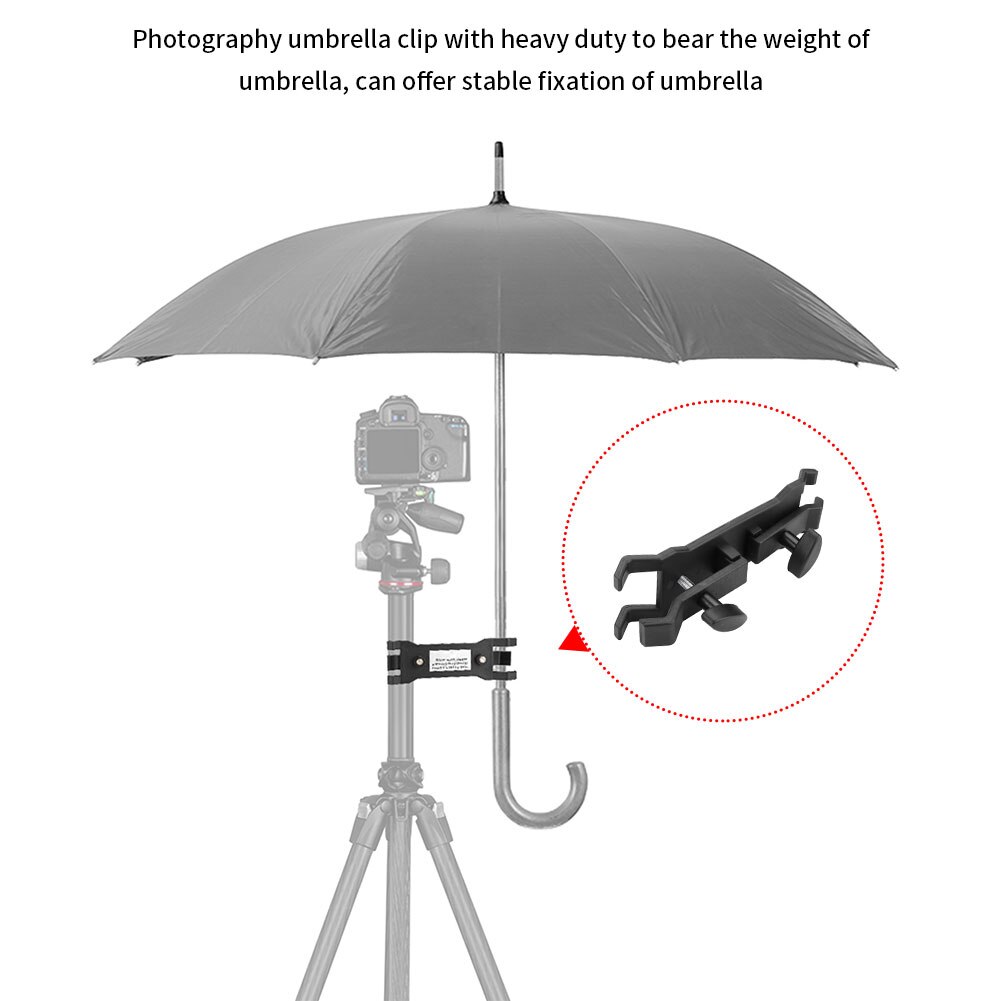 Outdoor Camera Tripod Umbrella Holder Camera Paraplu Zonnescherm Houder Clip Clamp Bracket Light Stand Statief Ondersteuning Accessoires