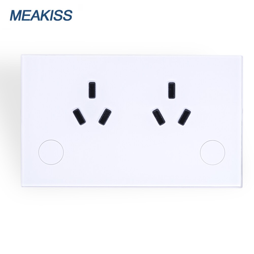 Australia smart wifi socket plug touch sensor button tuya 10A home socket control wall electrician APP Google Alexa voice