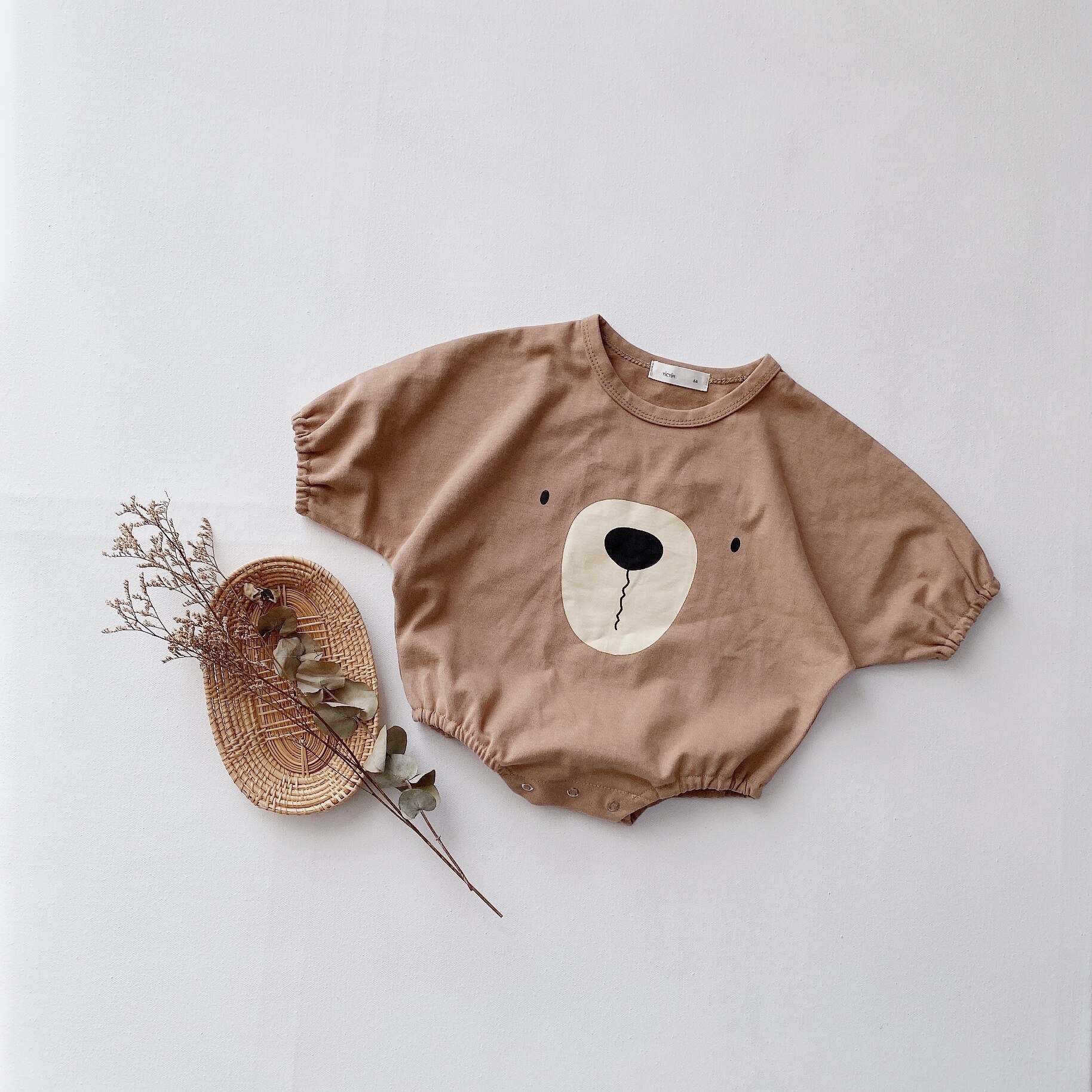 Body mignon pour bébés filles | Combinaison à capuche avec petits oursons et oreilles, vêtements pour bébés filles
