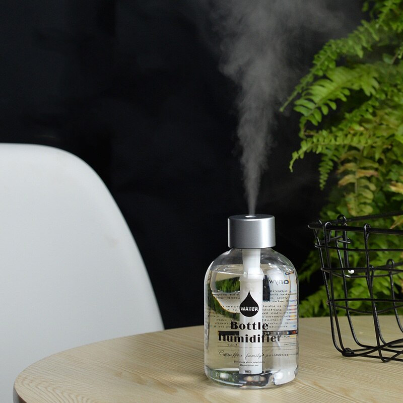 300ml USB Ultrasonic Humidifier Car Home Office Mini Aroma vehicle Air Purifier Aroma Diffuser Mist Maker