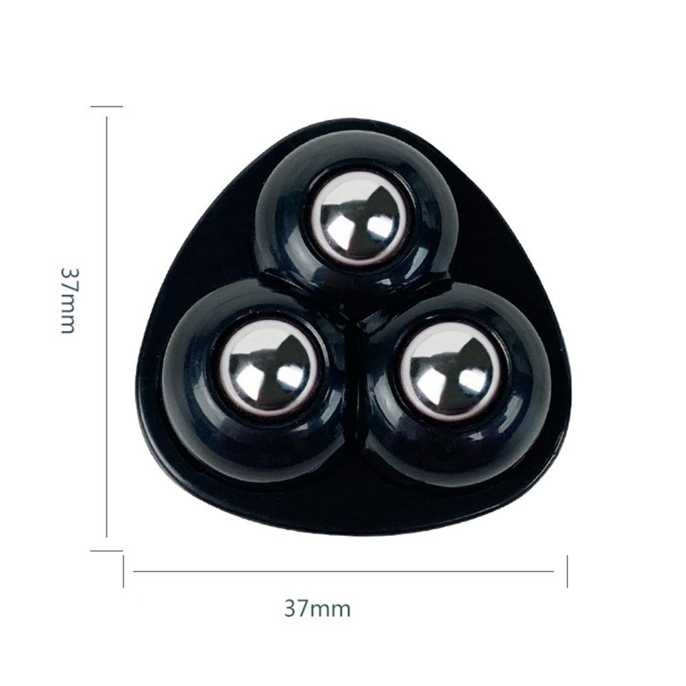 Mini ruedas giratorias autoadhesivas de 20 piezas, rueda Universal de acero inoxidable, polea de rotación de 360 grados para cubo de basura de muebles: 2,3 pulgadas / Plata