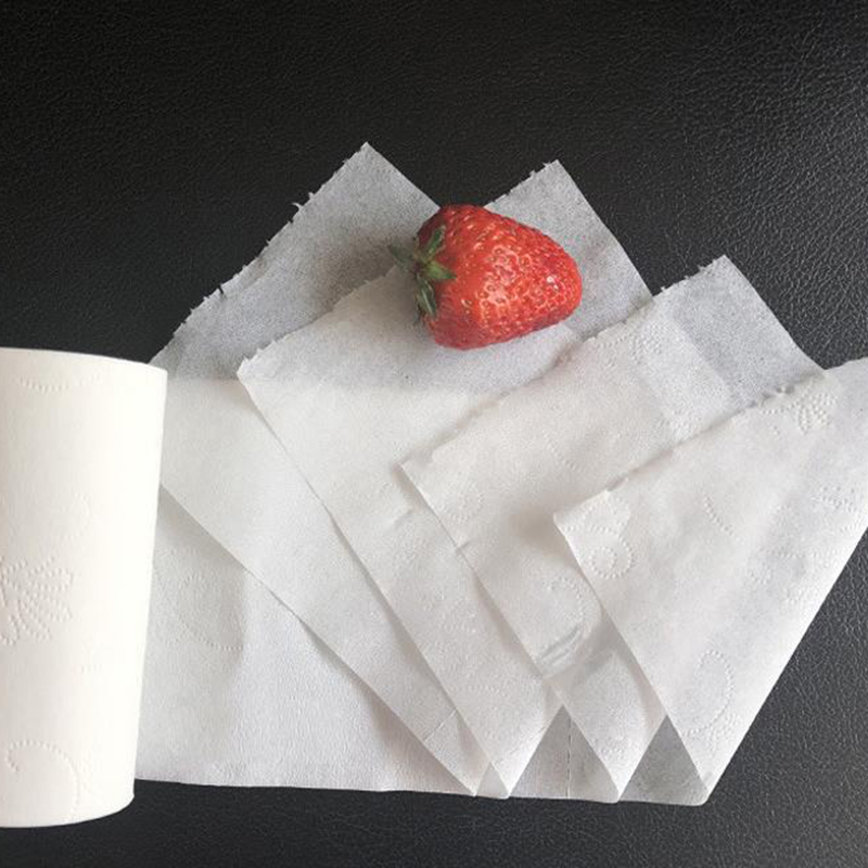 10 rolls 4 Ply Toilet Paper Bulk Rolls Bath Tissue home Bath paper White Soft Small roll Hotel Paper Raw Wood Pulp