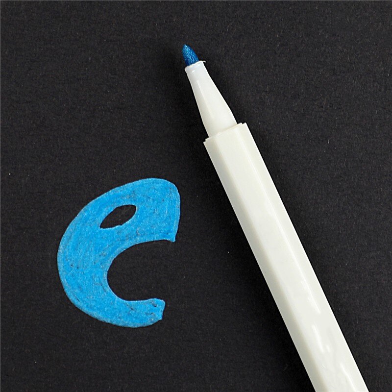 Bricolage eau craie stylo aquarelle Gel stylo pour tableau noir marqueur stylo pour l'album Photo de mariage Scrapbooking Gel stylos papeterie: Blue