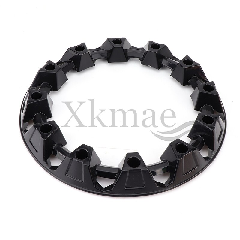 2Pcs 7-inch ATV Wheel Trim Hub Protection Decor Rim Cap Universal Vehicle All Terrain wheel Plastic Cover fit to 7 inch tires