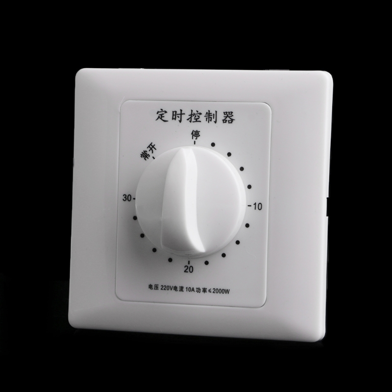 Controller Mechanical Timer 220V 30/60/120 Min Intelligent Timer Countdown High Power Timing Control