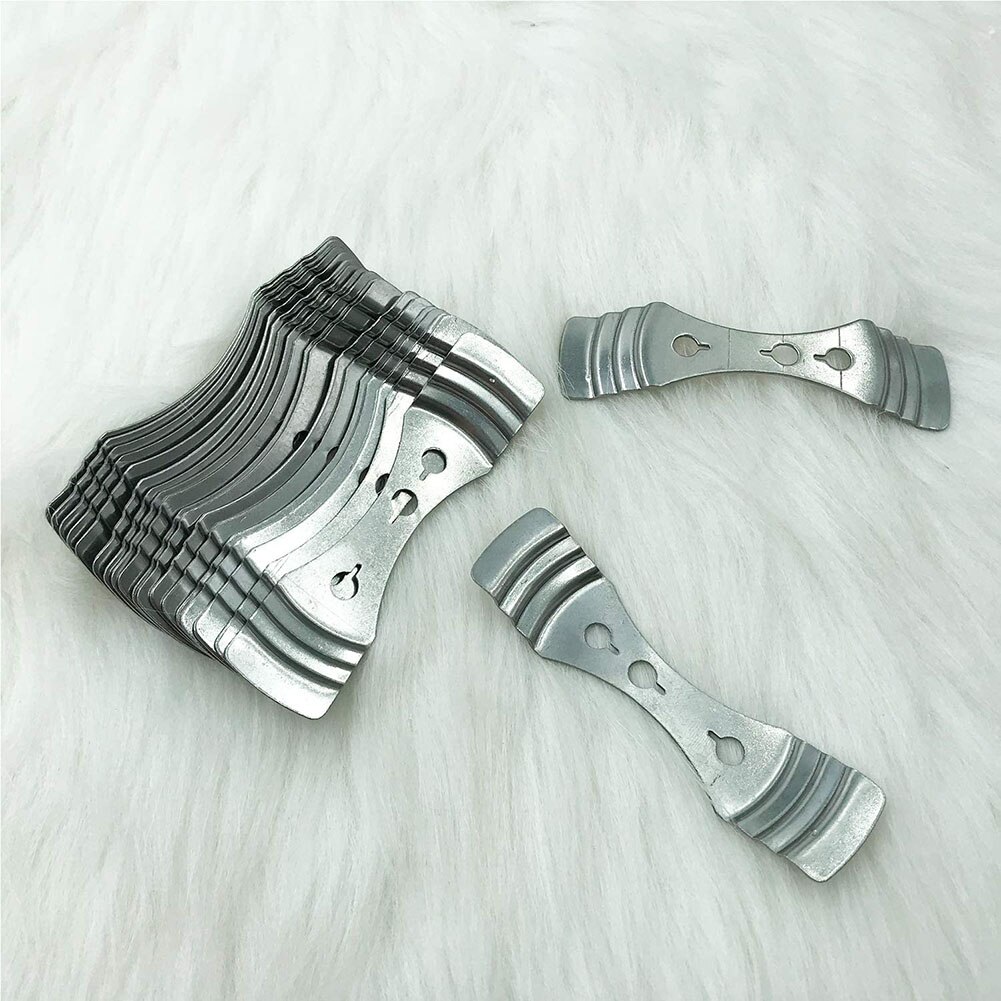 20 piezas de Metal para mechas de vela, dispositivo de centrado, suministros para fabricación de velas, soporte para velas, accesorios hechos a mano,