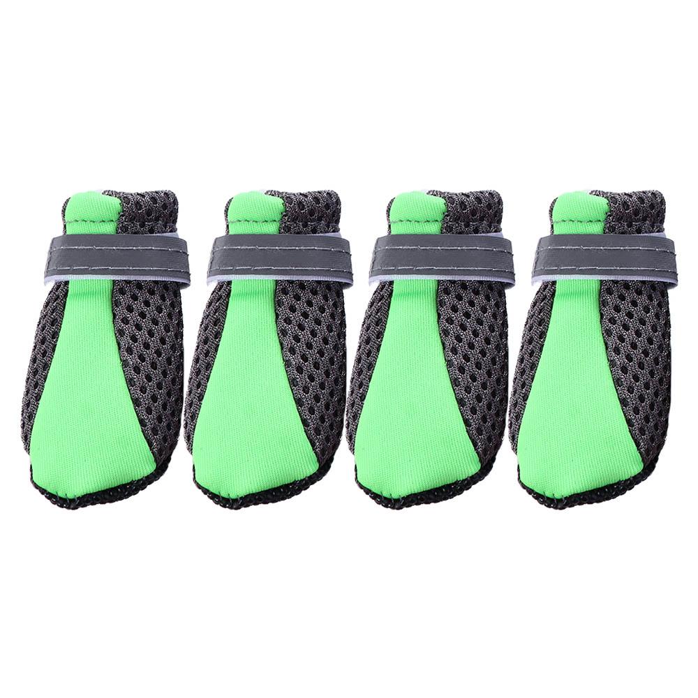 Protectores de patas para perros pequeños y grandes con raya reflectante, pavimento , suministros para mascotas, botas para perros, zapatos para perros, Botas de lluvia para mascotas