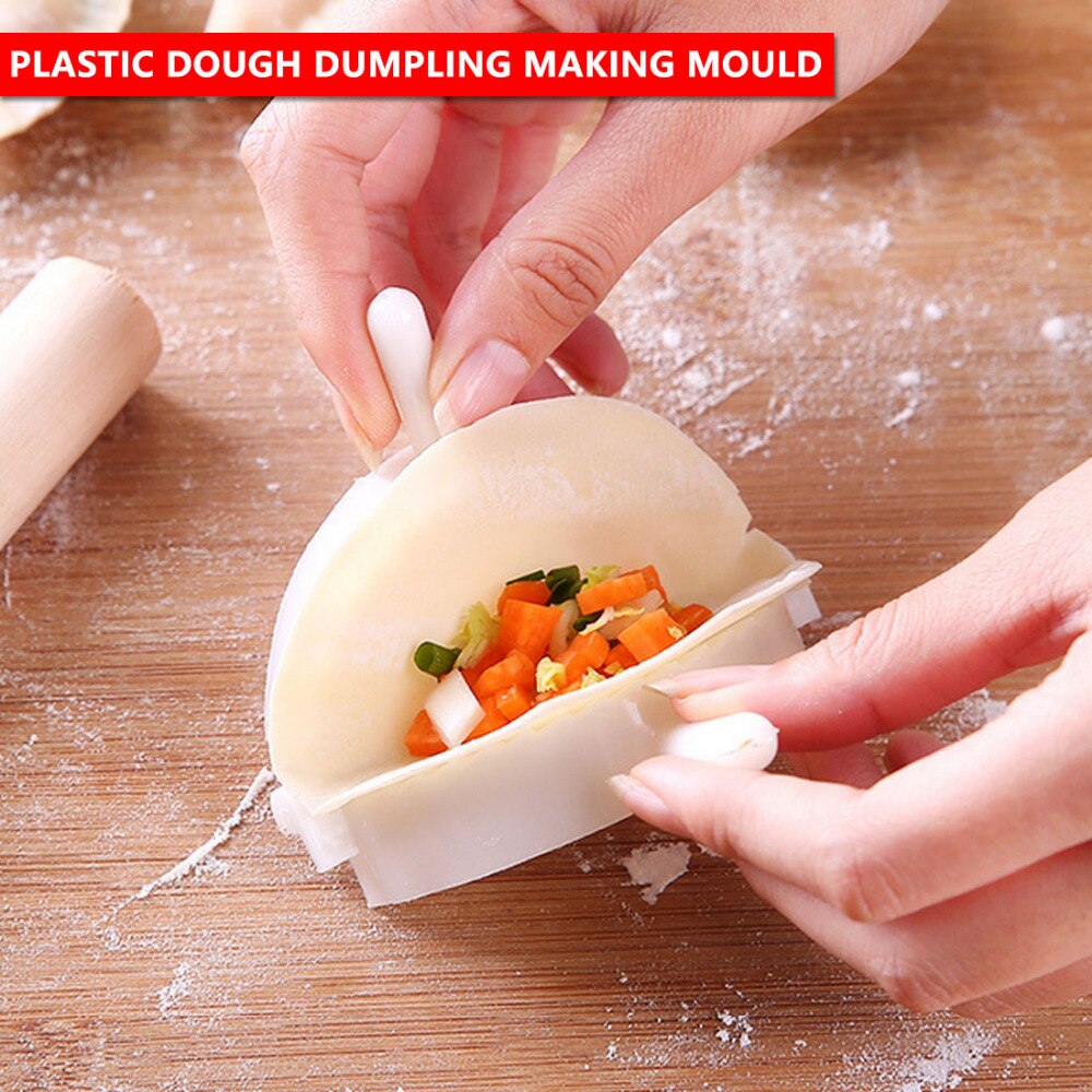 Plastic Deeg Bol Pie Ravioli Maken Mould 3 Stks Keuken DIY Gereedschap