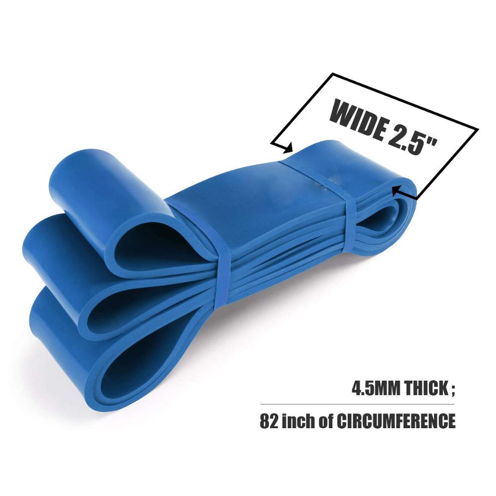 Bandas de resistencia goma elástica Pull Up ejercicio entrenamiento bucle Crossfit fuerza Fitness entrenamiento de gimnasia expansor estiramiento movilidad: Blue