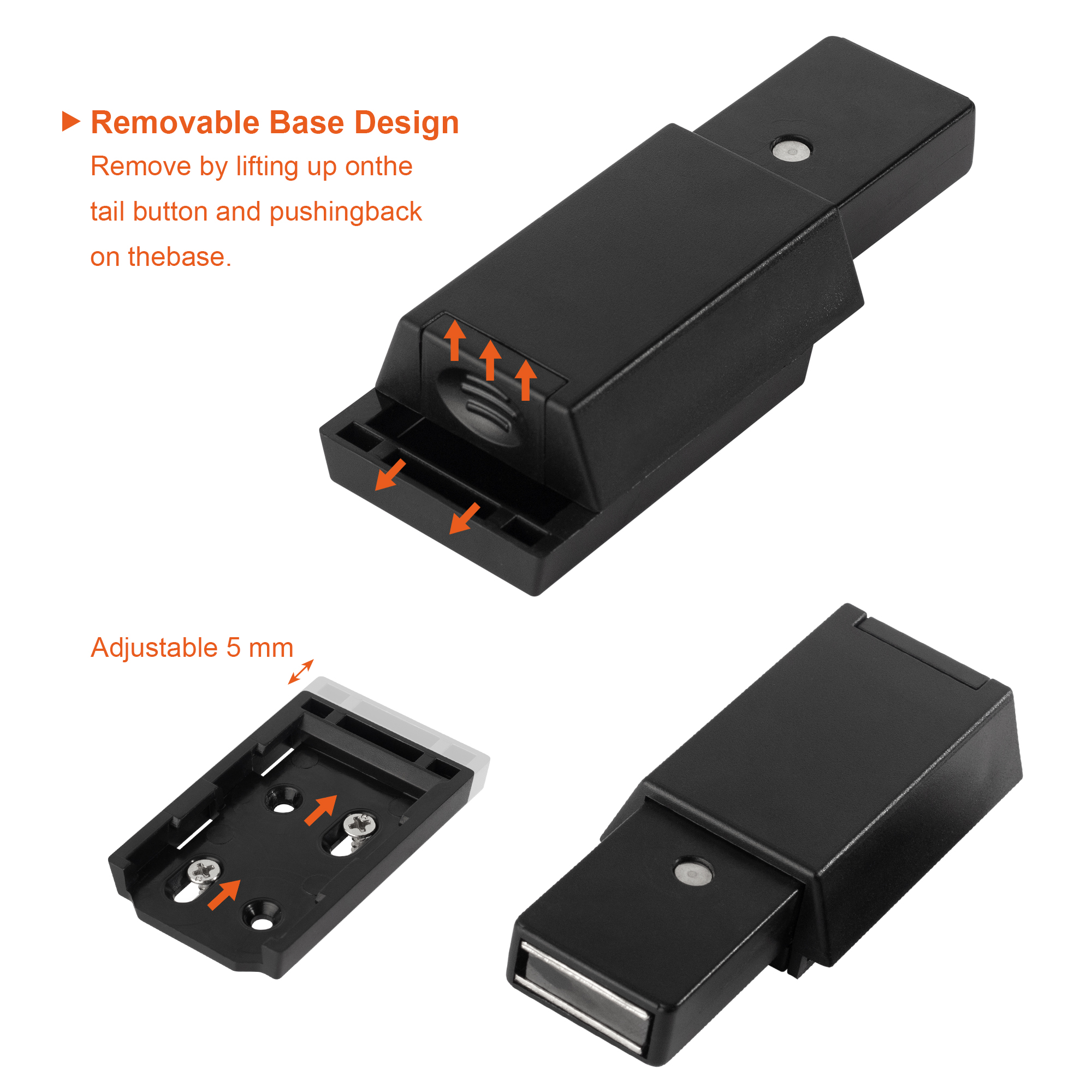 Magnetic Pressure Push To Open Touch Latch Cabinet Doors Rebound Touch Magnet For Closet Cabinet Home Furniture Hardware