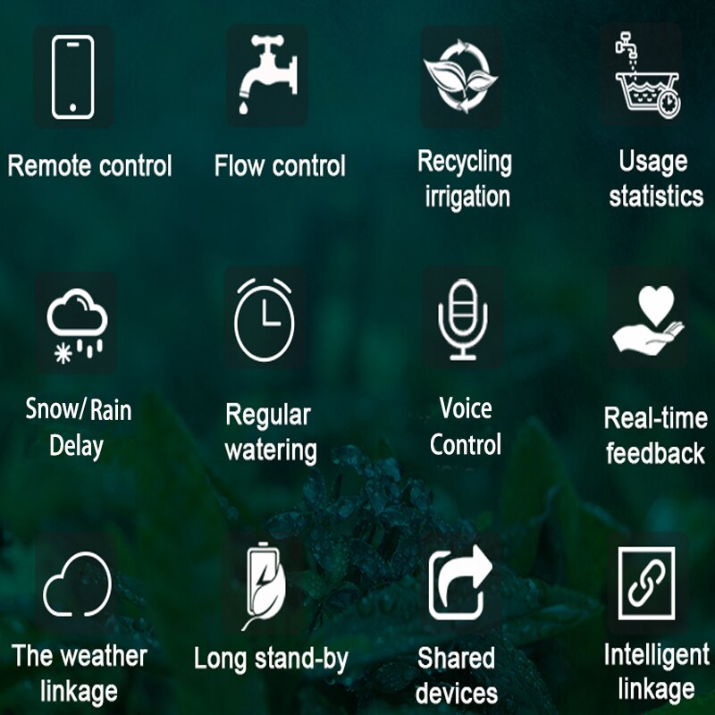WIFI Connect Tuya Smart Home Watering Timer Irrigation timer Soil Moisture Sensor Garden Irrigation Controlle System
