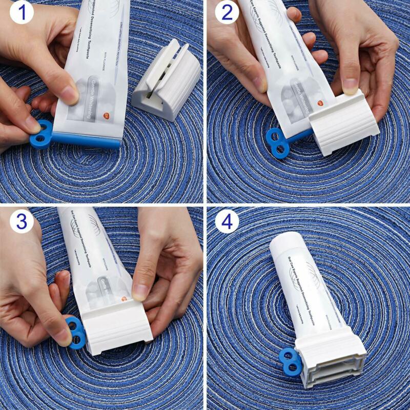 Tandpasta knijper rollende tube tandpasta quetscher roller makkelijke dispenser stoel houder standaard