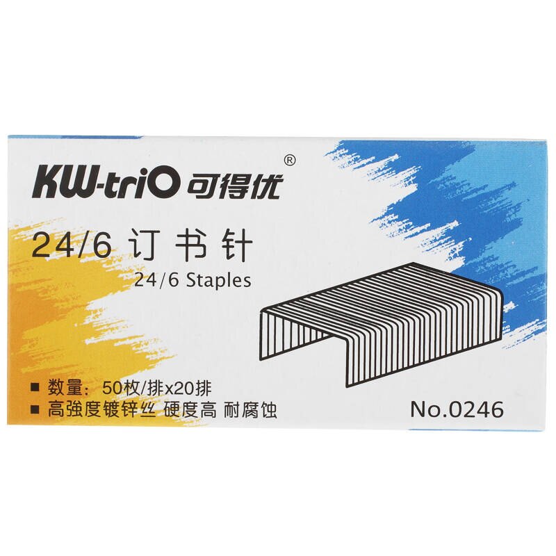 10 Box 1000pcs/Box 24/6 Staples Universal Metal Silver Stapler Pin 12# Paper Stapler Staples Office Binder Stationery