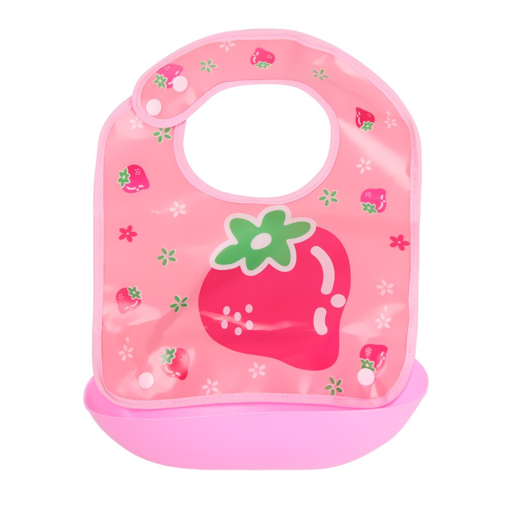 Cute Cartoons Bibs for Baby Children Waterproof EVA Removable Washable Bib Feeding Apron Saliva Bib Towel Accessories
