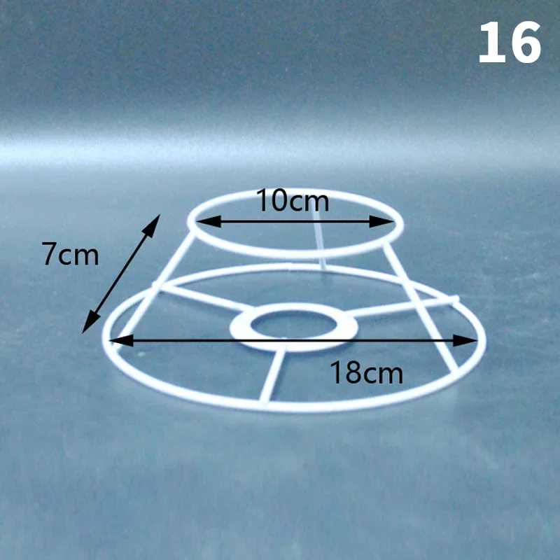 Lampenkap Kooi Frame Ijzeren Draad Licht Kroonluchter Beugel Lamphouder Voor Diy Ring Guard Tafel Lampenkap Ondersteuning Materiaal