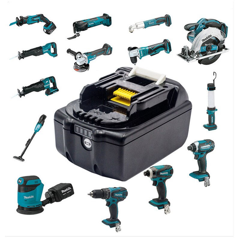 100%  original for makita 18v 6000 mah oppladbart batteri med ledet li-ion-erstatning lxt  bl1860b bl1860 bl1850
