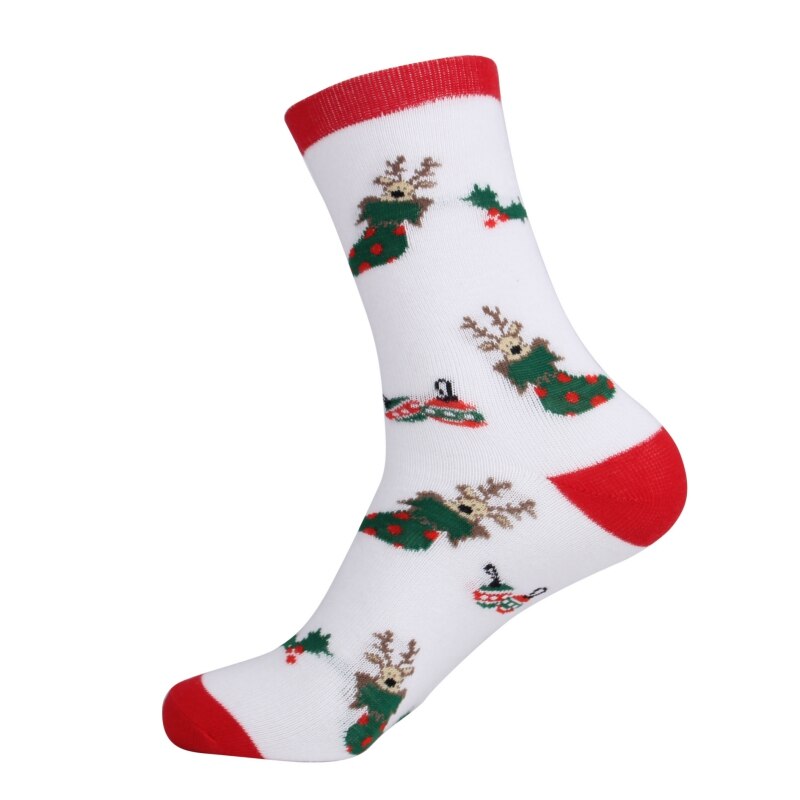 Christmas Socks Men Women Compression Sports Socks Colorful Funny Christmas Anti Slip Running Cycling Socks: A10