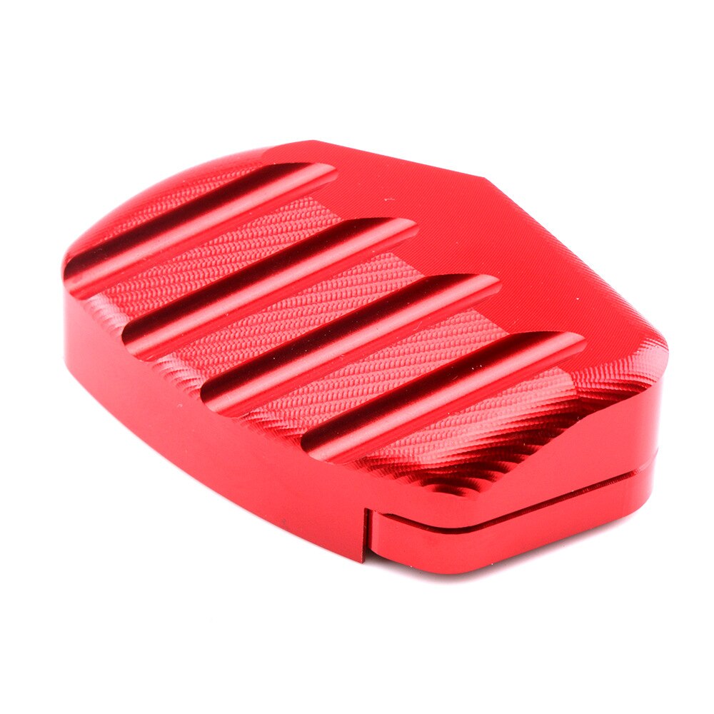 For Honda Forza 300 CNC Anti-Slip Side Stand Kickstand Enlarger Pad Decorative Cover Forza300 Motorcycle Accessories: Red