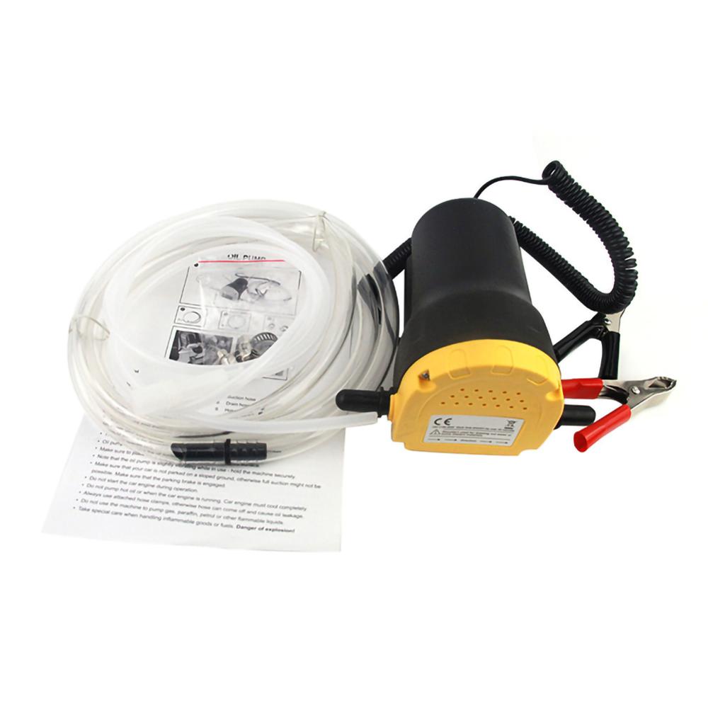 12V 60W Oil/crude oil Fluid Sump Extractor Scavenge Exchange Transfer Pump Suction Transfer Pump + Tubes for Auto Car Boat Motor