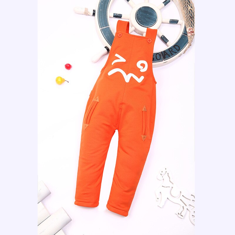 Aangekomen Herfst Dikker Katoen Jumpsuit voor Pasgeboren Peuter Jongens Kids Rechte Overalls Cartoon Jarretel Broek Kinderen Broek