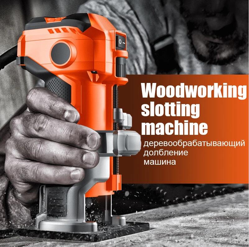 Aluminum Alloy Trimmer Base Dust Cover Board Inclined Board For Woodworking Slotting Machine Vacuum Cleaner Offset Base