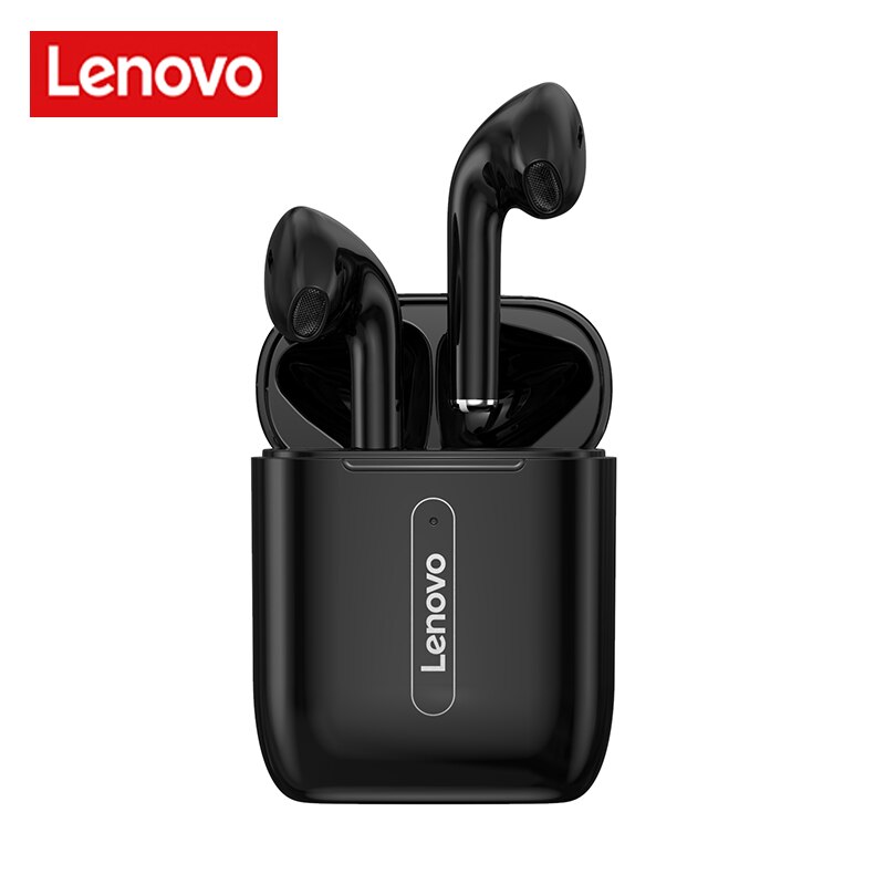 Lenovo X9 True Wireless bluetooth 5.0 Earphone Touch Control Dynamic HIFI Stereo Earbuds Handsfree Sport Headset 300mAh: X9 black