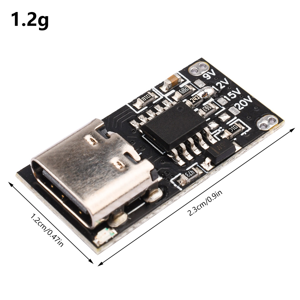 5pcs Type C PD2.0 PD3.0 Snel Opladen Trigger Polling Detector USB Boost Voeding Verandering Module Oplader Board diymore
