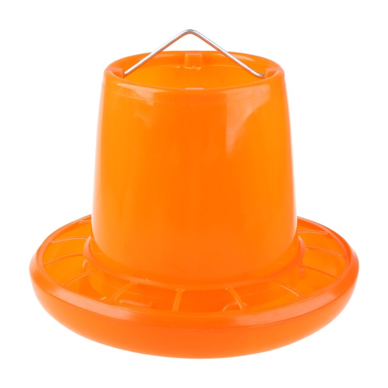 Automatic Chicken Feeder for Poultry Birds Hanging Chicken Food Dispenser with Handle Easy Clean Food Bucket птиц quails: 9-3kg