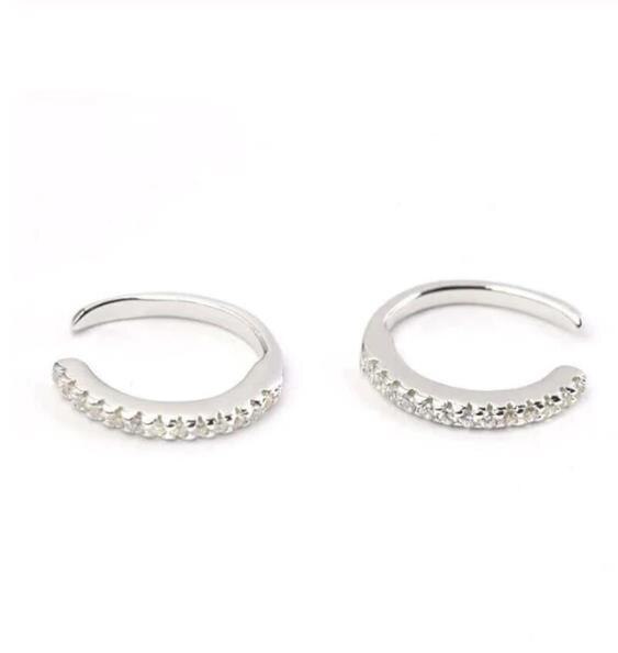 ROXI Anillos bijoux anneaux pour femmes blanc Rose or couleur zircone environnement strass anneaux de mariage: Argent