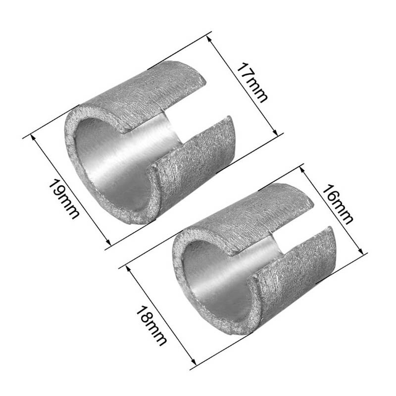 1Pair Car Battery Terminal Converters Post Adaptors Sleeves Set Battery Post Adapters Sleeves NEG &amp; POS