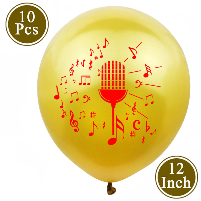 15pcs Printed Balloons Rose Gold Number Latex Confetti Balloons Happy Year Wedding Birthday Party Decorations 83D: 13
