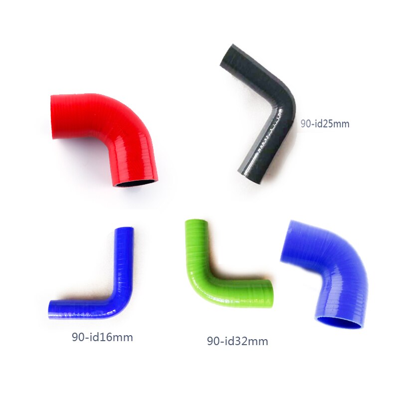 Universal ID 28mm To 28mm 90 Degree Silicone Elbow Pipe Tube Turbo Coupler Hose