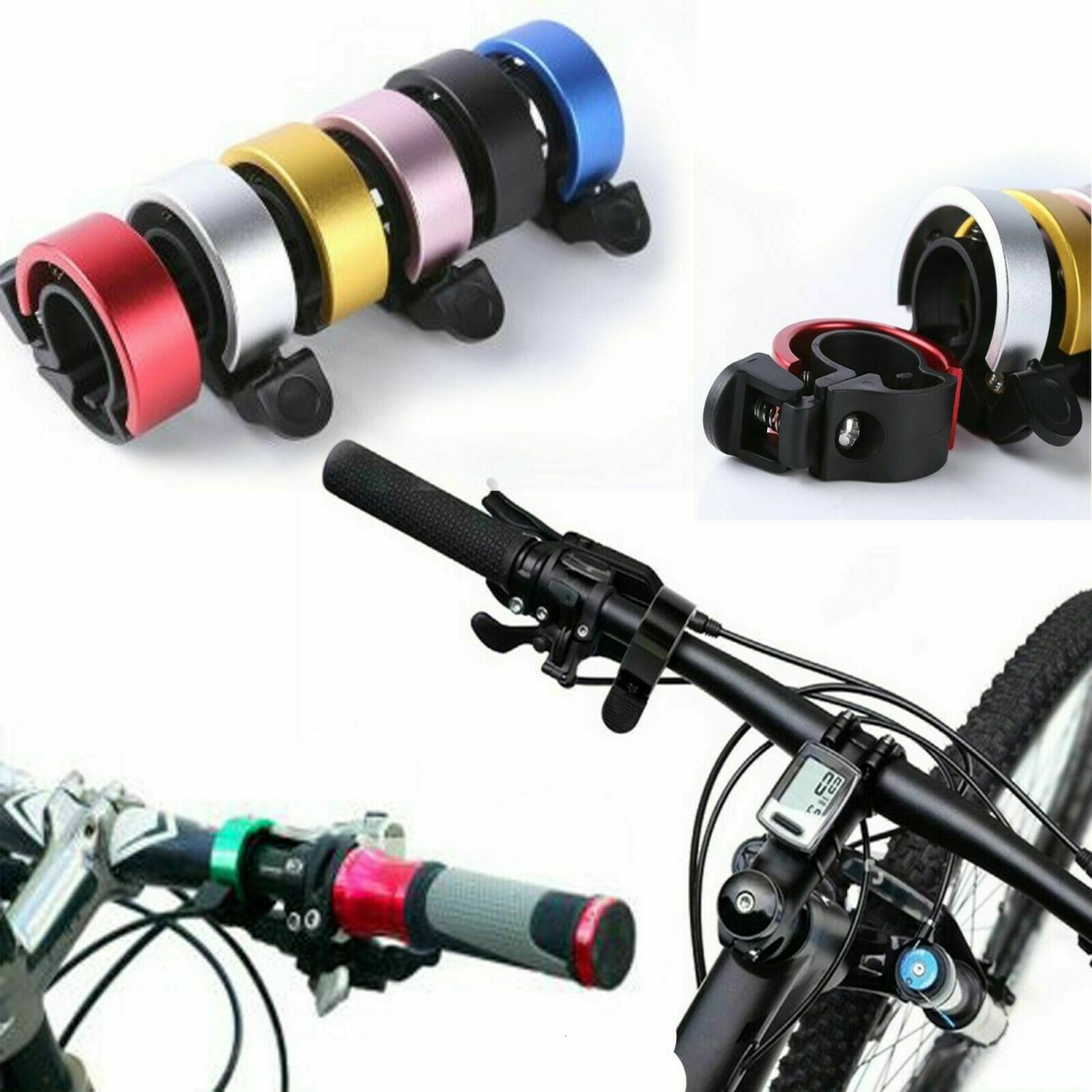 Bel Sepeda Cycling Invisible Road Mountain Bike Horns Accessories And Equipment Q Aluminum Alloy Bicycle Bells