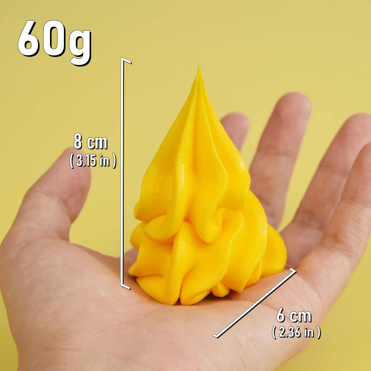 2.3 tum vit original smak mjölkglass populära gör-det-själv handgjorda leksaker lekfönster display provhuvud plastmodell gör-det-själv