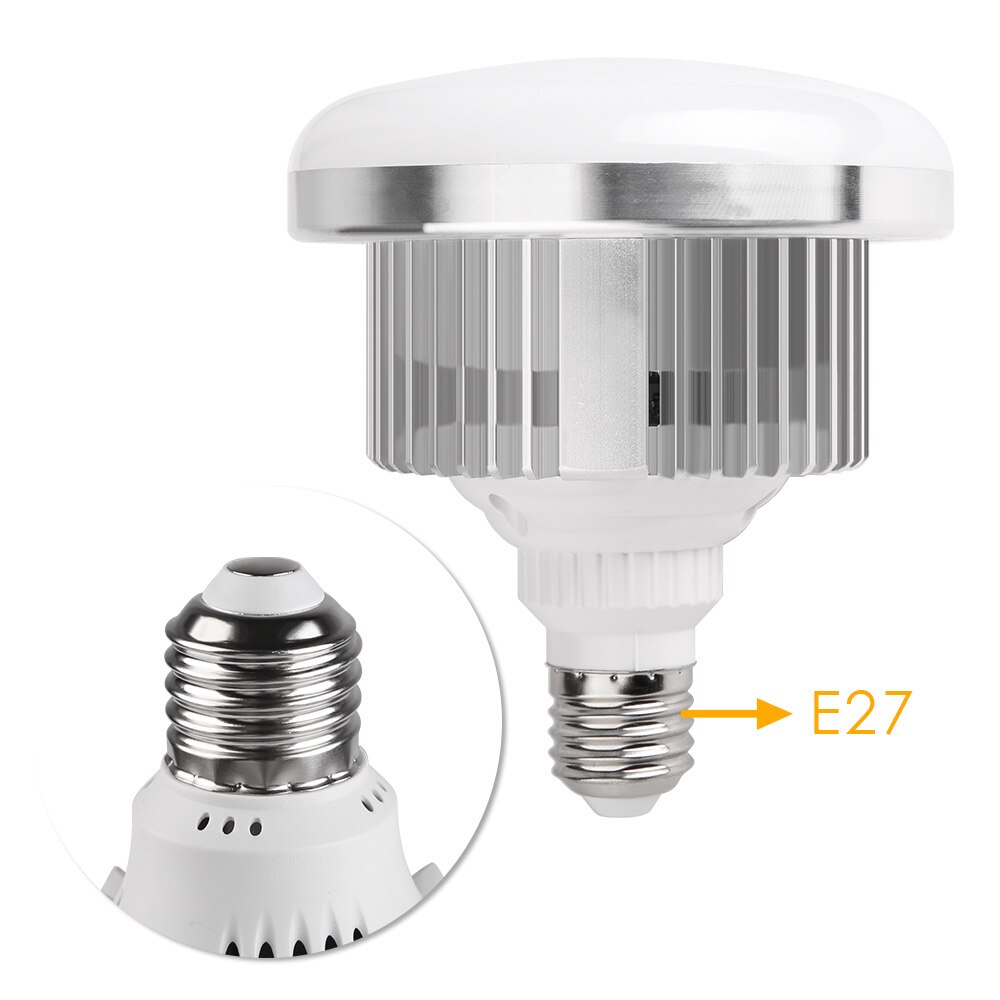 70W E27 Basis Helle Fotografie Tageslicht Lampe Fluoreszierende Kontinuierliche Beleuchtung Runde Lampe Für Softbox Fotografische Foto Schießen