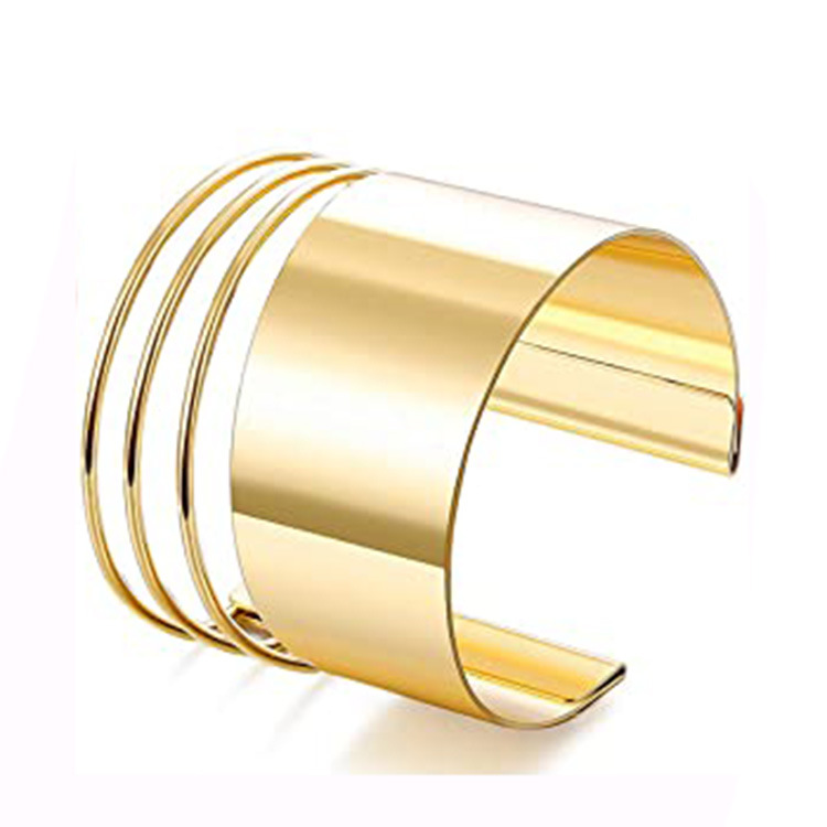 Simple Boho Coil Upper Arm Band Cuff Armlets for Women Girls Arm Bangle Adjustable: PURPLE