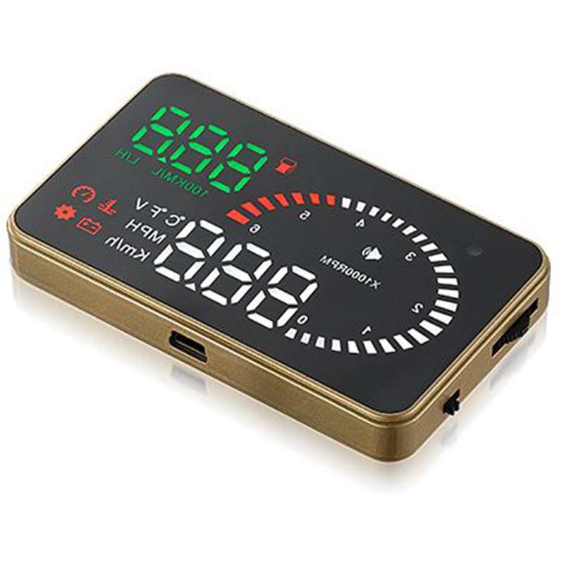 Haptufer Compteur De Vitesse GPS HUD – Plug & Play USB, Arrêt/Marche Auto, Grand Affichage – Convient à Tous Véhicules