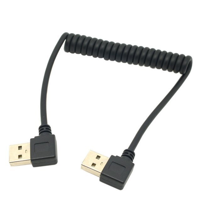 Zihan Stretch 90 Graden Haakse Usb A Type Male Naar 90 Graden Hoek Usb Male Charge Kabel