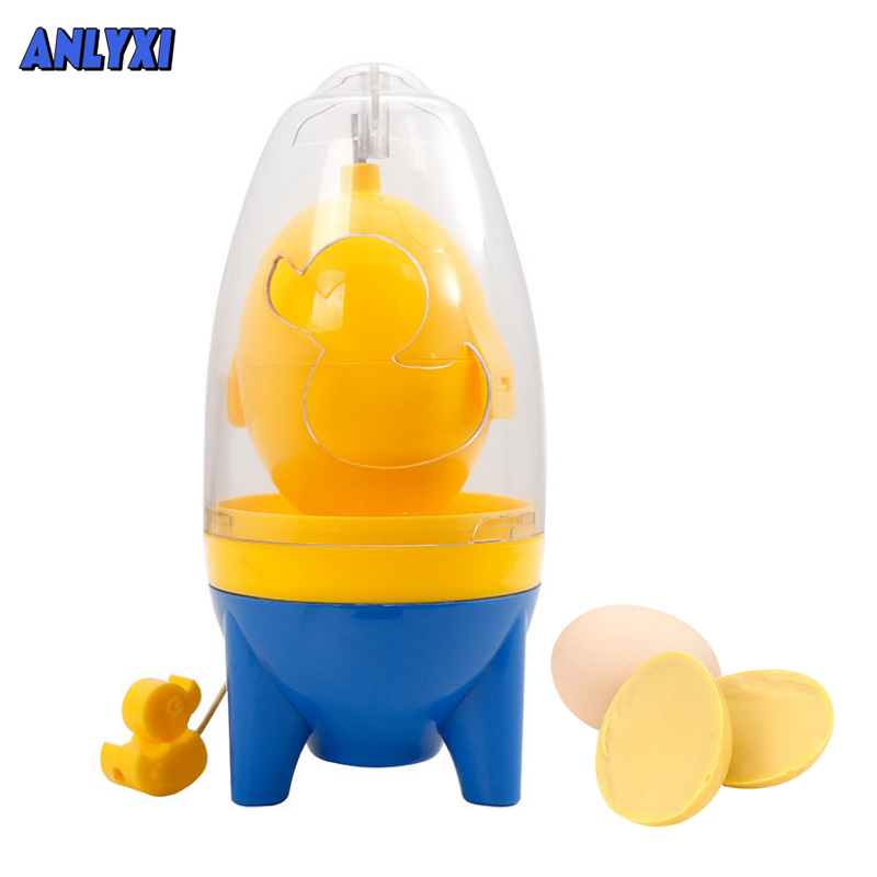 Eigelb Shaker Gadget Manuelle Mischen Goldene Schneebesen Eier Spin Mixer Stiring Maker Puller Kochen Backen Werkzeuge Küche Zubehör