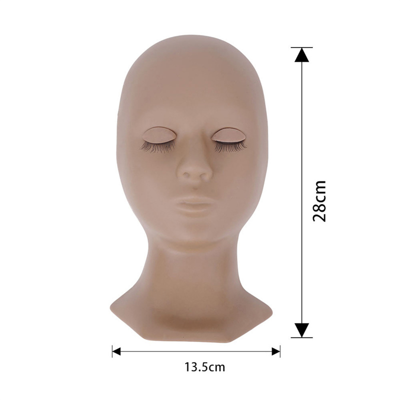 Wimpern Verlängerung Ausbildung Bausatz Silikon Mannequin Modell Kopf Mit Abnehmbare Ersatz Augenlider gepfropft Wimpern Ausbildung Werkzeug