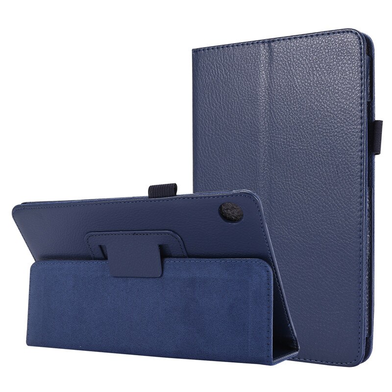Case Voor Tablet Huawei Matepad Mate Pad T8 T 8 KOB2-L09 Kobe2-L03 Case Voor Huawei Matepad T 8 Tablet cover Etui 8.0 Inch: Dark Blue