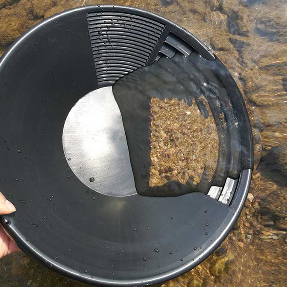 Plastic Gold Pan Basin Nugget Mining Pan Dredging Prospecting River Tool Wash Gold Panning Equipment for Gold Rush Beginner
