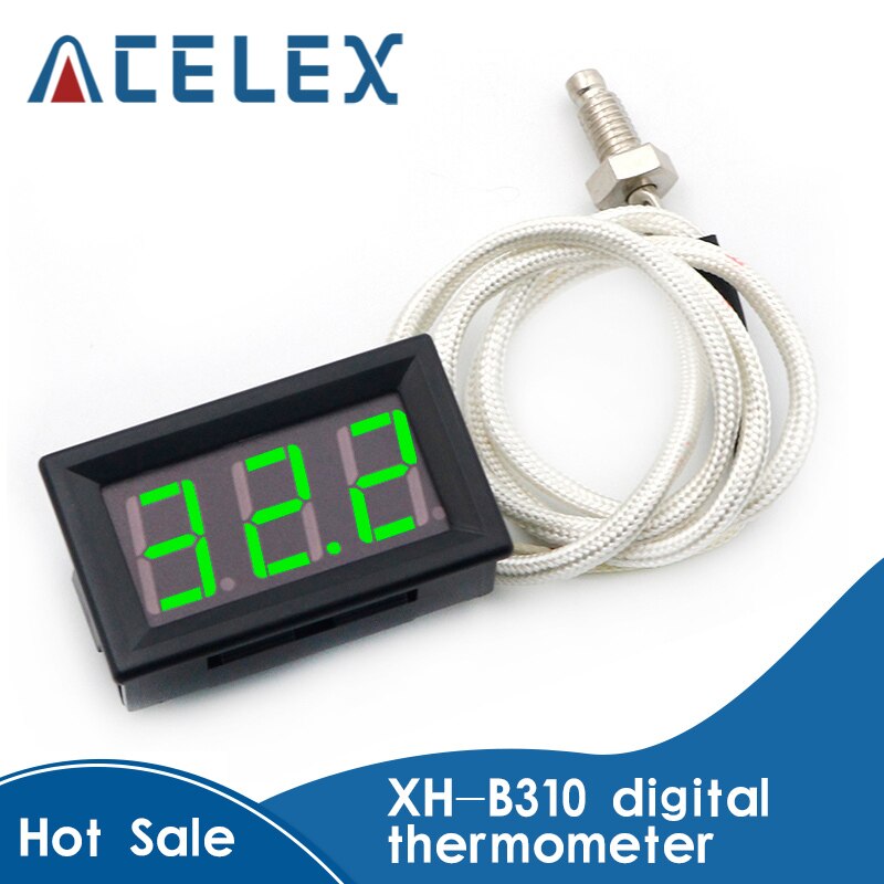 XH-B310 Digitale Display Hoge Temperatuur Thermometer K Type Thermokoppel Industriële Digitale Thermometer-30 ~ 800 Graden