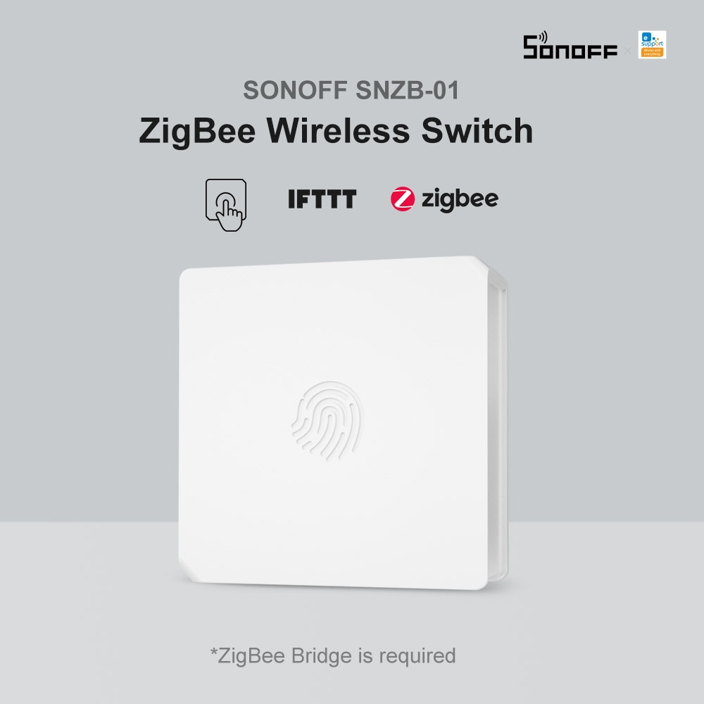 SONOFF-Interruptor inalámbrico con sensor Zigbee 3.0, dispositivo sensible al movimiento y temperatura, sonda de humedad, detector para ventana y puerta
