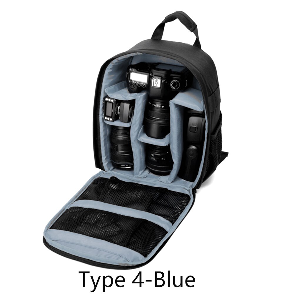 Sac Photo étanche sac Photo photographie sac à dos pour Polaroid Canon Nikon Sony DSLR Shoot appareils Photo Portable poche de voyage sacs