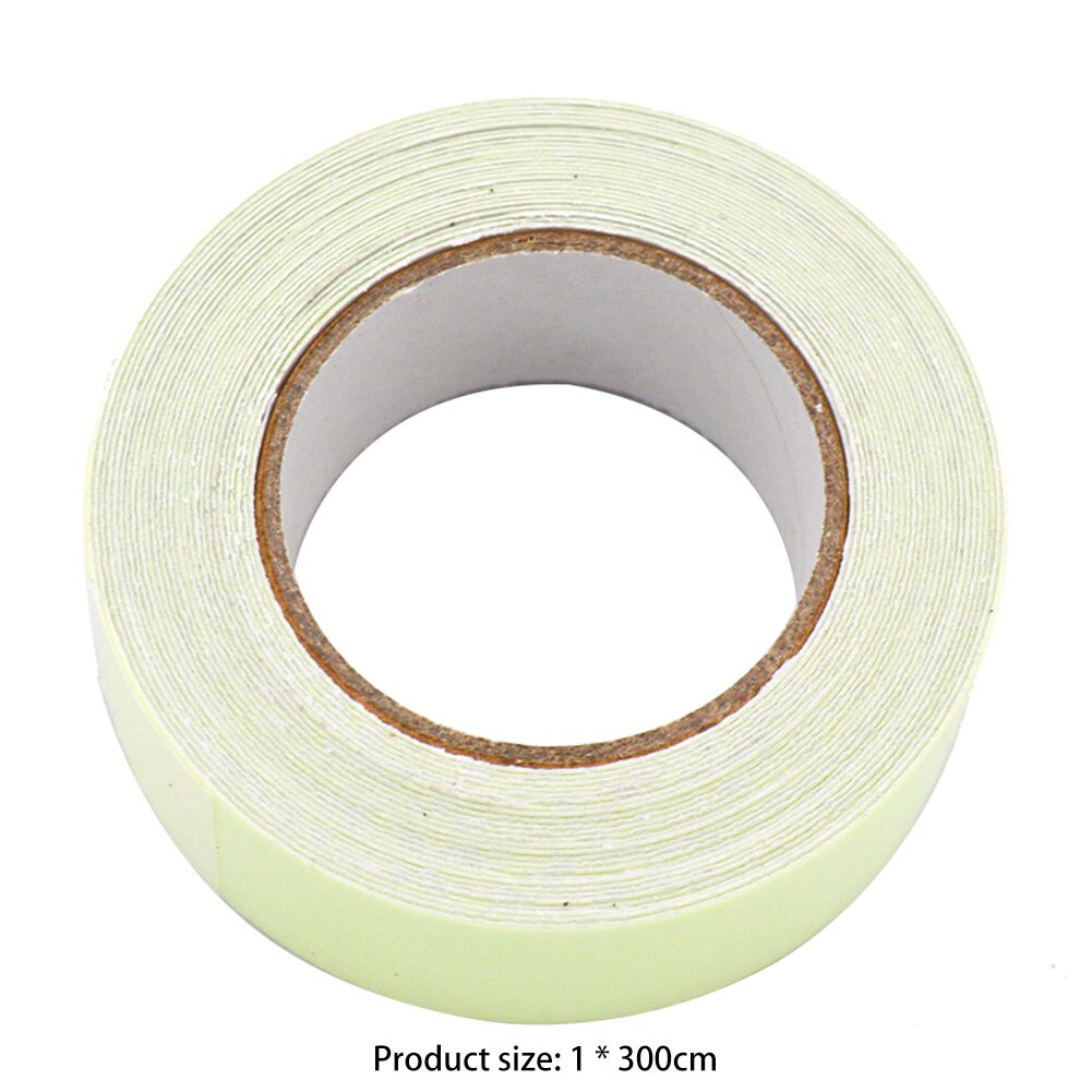 Waterproof Luminous Tapes Fluorescent Night Self-Adhesive Safety Warning Sticker Home Garden Decor Warning Tape: Green  