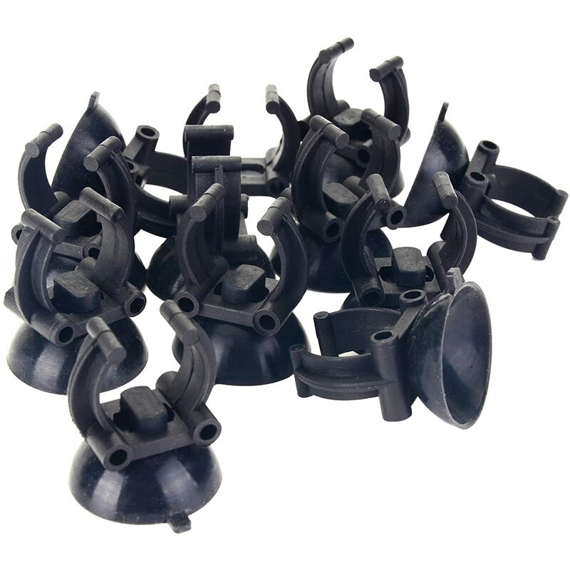 Aquarium Heater Suction Cups Suckers Clips Clamps Fish Tank PVC Suction Cup Air Line Pipe Tube Wire Holder
